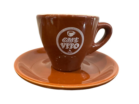 Cafevito brown espresso cup