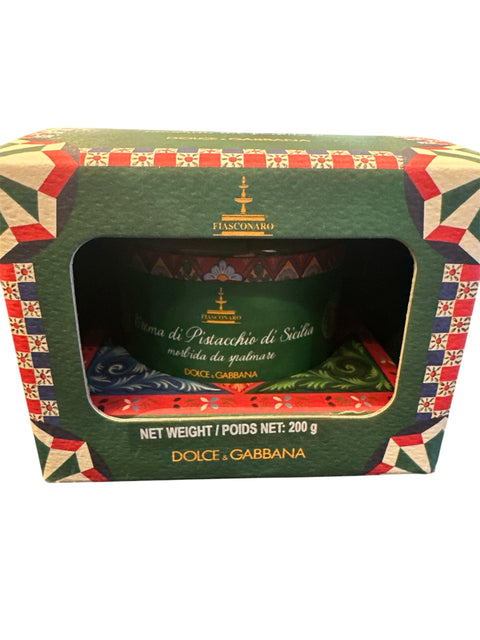 Crème de pistache sicilienne Fiasconaro Dolce et Gabbana 200 gr dan Boîte